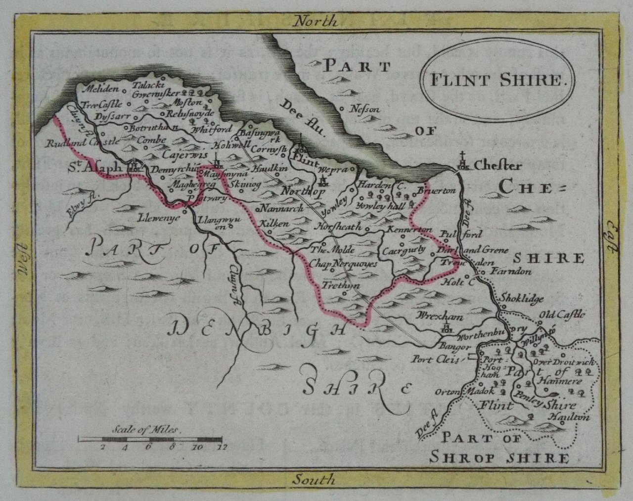 Map of Flintshire - Seller-Grose